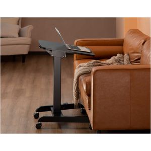 Маса RFG Active, с регулируема височина, 600 х 520 х 758-1128 mm, правоъгълен плот, черна