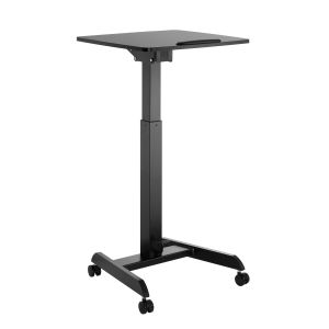 Маса RFG Active, с регулируема височина, 600 х 520 х 758-1128 mm, правоъгълен плот, черна