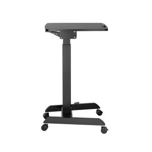 Маса RFG Active, с регулируема височина, 600 х 520 х 758-1128 mm, правоъгълен плот, черна