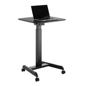 Маса RFG Active, с регулируема височина, 600 х 520 х 758-1128 mm, правоъгълен плот, черна