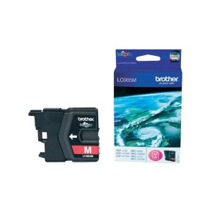 Оригинален патрон Brother LC985, 260 страници/5%, Magenta