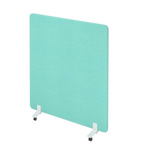 Шумоизолиращ преграден панел Narbutas Free Standing, свободностоящ, 1400 x 36 x 1600 mm, дамаска Velito Presto светла мента, ПДЧ 16 mm