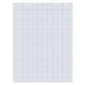 Office 1 Блок за флипчарт, 83 x 60 cm, 20 листа, карирани листове