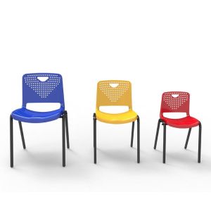 Ученически стол RFG Stilo, от VIII до XII клас, 430 х 425 х 460 mm, полипропилен, зелен