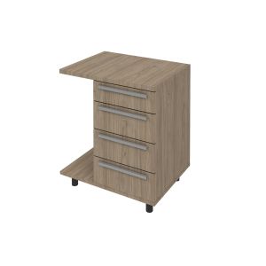 Офис контейнер PK1R, помощен, 66 x 50 x 74 cm, ПДЧ 18 mm, цвят лукс