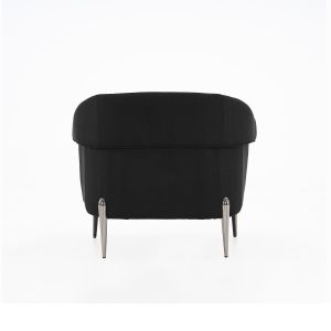 Фотьойл RFG Megan, с подлакътник, текстил, 890 х 820 х 740 mm, черен