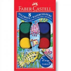 Водни бои Faber-Castell 8 цвята