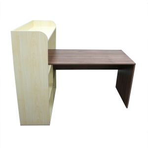 Офис бюро SLB1, с етажерка, 140 х 100 х 121 cm, ПДЧ 18 mm, сглобена мостра