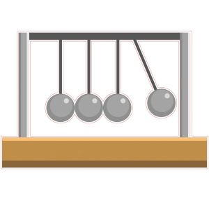 STEM Стикер, Природни науки - Физика, комплект G10, 50 cm, стикер 3