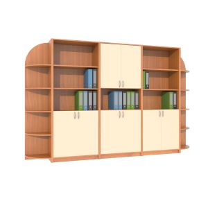 Комплект шкафове с ъгъл, 320 x 40 x 200 cm, ПДЧ 18 mm