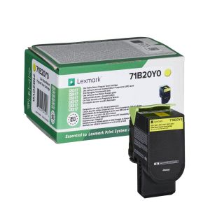 Оригинална тонер касета Lexmark 71B20Y0, 2300 страници/5%, Yellow