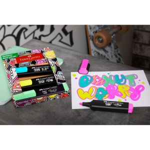 Faber-Castell Текст маркер Graffiti, 4 цвята