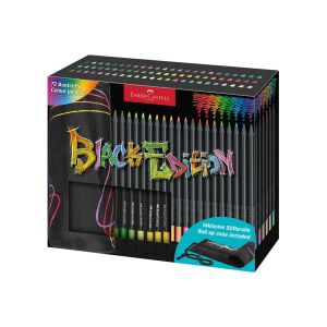 Faber-Castell Моливи Black Edition, на руло, 72 цвята