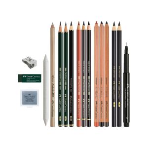 Faber-Castell Комплект моливи Monochrome Discovery, 17 броя