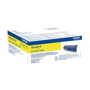 Оригинална тонер касета Brother TN421Y, 1800 страници/5%, Yellow