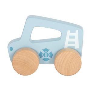 Small Foot Количка за бутане, дървена, синя