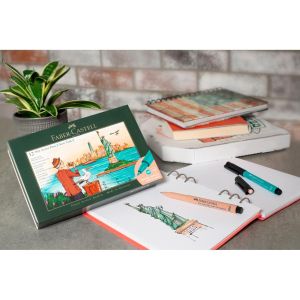 Faber-Castell Маркер Pitt Artist - New York, 12 броя