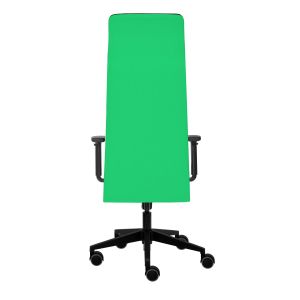 Ергономичен стол Tronhill Solium Executive, дамаска и меш, Synchronous механизъм, до 120 kg, зелен