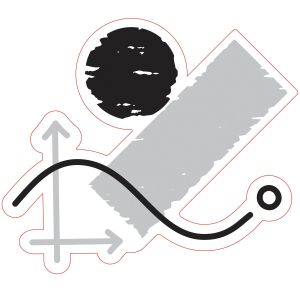 STEM Стикер, Математика и информатика - Математика, комплект D7, 100 cm, стикер 2