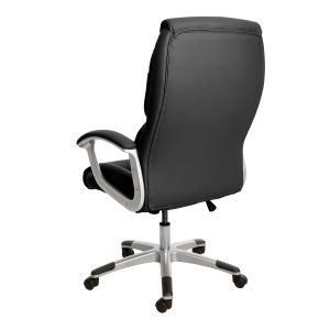 Директорски стол Oscar, екокожа, Tilt механизъм, до 120 kg, черен