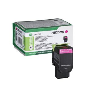 Оригинална тонер касета Lexmark 71B20M0, 2300 страници/5%, Magenta