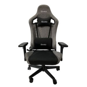 Геймърски стол RFG Gard, текстил, Multi-function механизъм, полипропиленова основа, до 130 kg, черно-сив