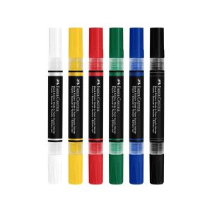 Faber-Castell Акрилен маркер Black Edition, 6 базови цвята
