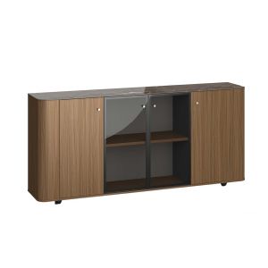 Шкаф RFG Parma, 2000 х 400 х 900 mm, ПДЧ, орех и тъмносиво