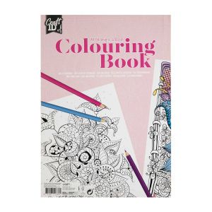 Craft ID Книжка за оцветяване Цветя, А4, 32 листа