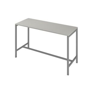 Висока маса Narbutas Nova, 1800 x 700 x 1050 mm, ПДЧ 25 mm, перленосив меламин, сив метал