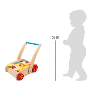 Small Foot Конструктор с количка, дървен, 37 х 28 х 39 cm, 33 части