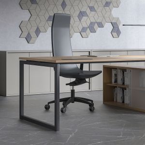 Шкаф Narbutas Nova Executive, 1600 х 350 х 750 mm, ПДЧ, меламин кехлибарен дъб