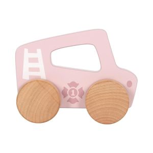 Small Foot Количка за бутане, дървена, розова