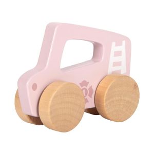 Small Foot Количка за бутане, дървена, розова