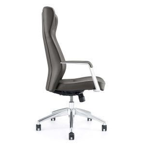 Директорски стол RFG Dios HB, екокожа, Synchronous механизъм, до 150 kg, сив