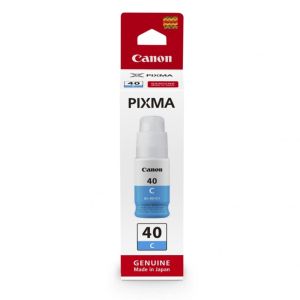 Оригинално мастило за принтер Canon GI-40C, 7700 страници/5%, Cyan