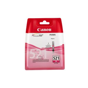 Оригинален патрон Canon CLI-521, 471 страници/5%, Magenta