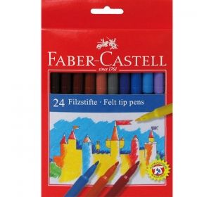Флумастери 24 цвята Faber Castell