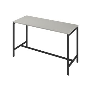 Висока маса Narbutas Nova, 1800 x 700 x 1050 mm, ПДЧ 25 mm, перленосив меламин, черен метал