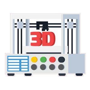 STEM Стикер, Дизайн и 3D прототипиране, комплект А5, 50 cm, стикер 3