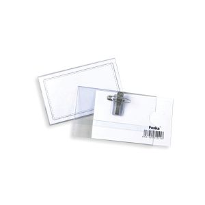 Foska Бадж, с игла и щипка, хоризонтален, 90 x 57 mm