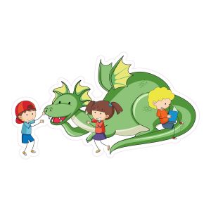 STEM Стикер, За най-малките, комплект P10, 150 cm, стикер 1