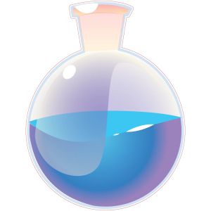 STEM Стикер, Природни науки - Химия, комплект H9, 80 cm, стикер 6