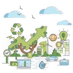 STEM Стикер, Зелени технологии и устойчиво развитие, комплект C6, 50 cm, стикер 10