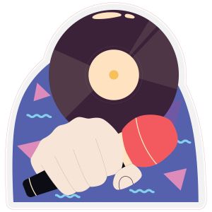 STEM Стикер, Зала за дигитални изкуства, комплект B8, 50 cm, стикер 1