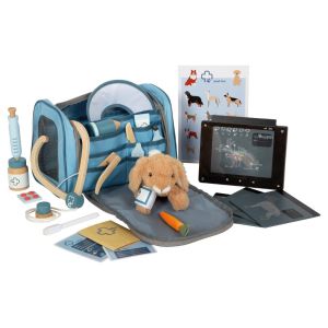 Small Foot Ветеринарна чанта, с медицинско оборудване и зайче