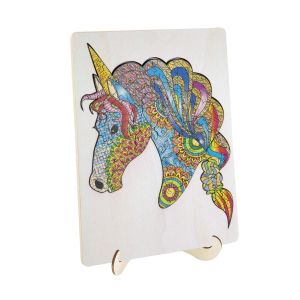 Moxy Пъзел Еднорог, уникални форми, дървен, 137 части
