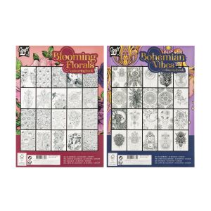 Craft ID Книжка за оцветяване, асорти, А4, 20 листа, 24 броя