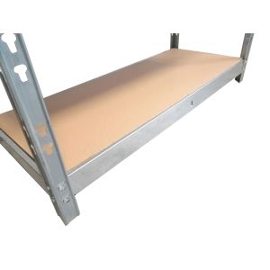 Стелаж RFG, метален, с 4 рафта, 1200 х 500 х 1920 mm, MDF, до 300 kg