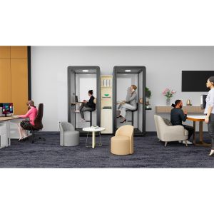 RFG Шумоизолираща акустична кабина Flexi One, 1050 х 1050 х 2240 mm, сива